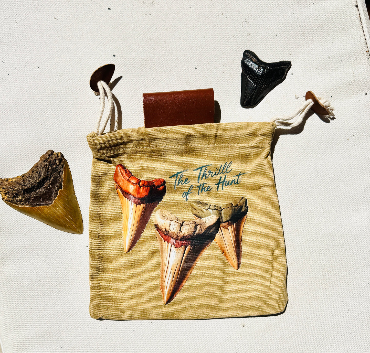 Canvas Belt Fastened Foraging Bag (The Thrill of the Hunt)